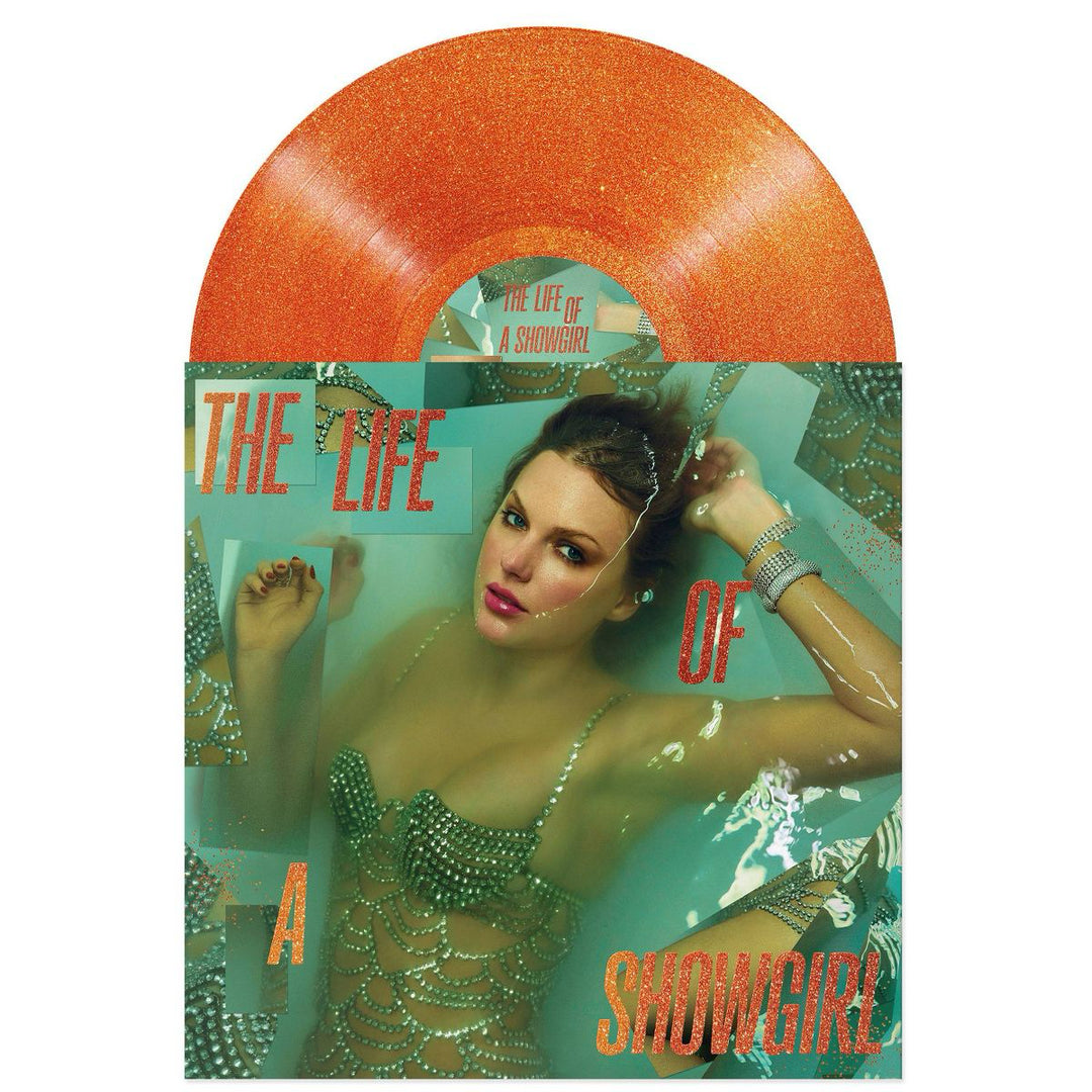 Taylor Swift – The Life of a Showgirl: Sweat And Vanilla Perfume – Portofino Orange Glitter Vinyl LP
