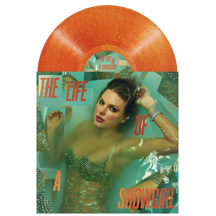 Taylor Swift – The Life of a Showgirl: Sweat And Vanilla Perfume – Portofino Orange Glitter Vinyl LP
