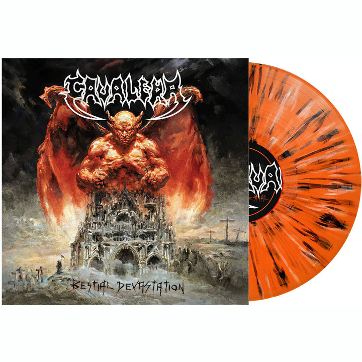 Cavalera – Bestial Devastation – Orange w/Black & White Splatter Vinyl LP