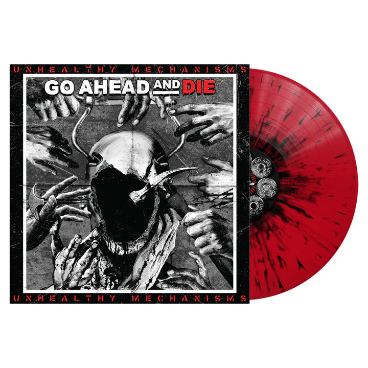 Go Ahead And Die – Unhealthy Mechanisms – Limited Edition Red & Black Splatter Vinyl LP