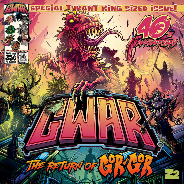 Gwar – The Return Of Gor Gor – Semi-Transparent Purple Vinyl LP