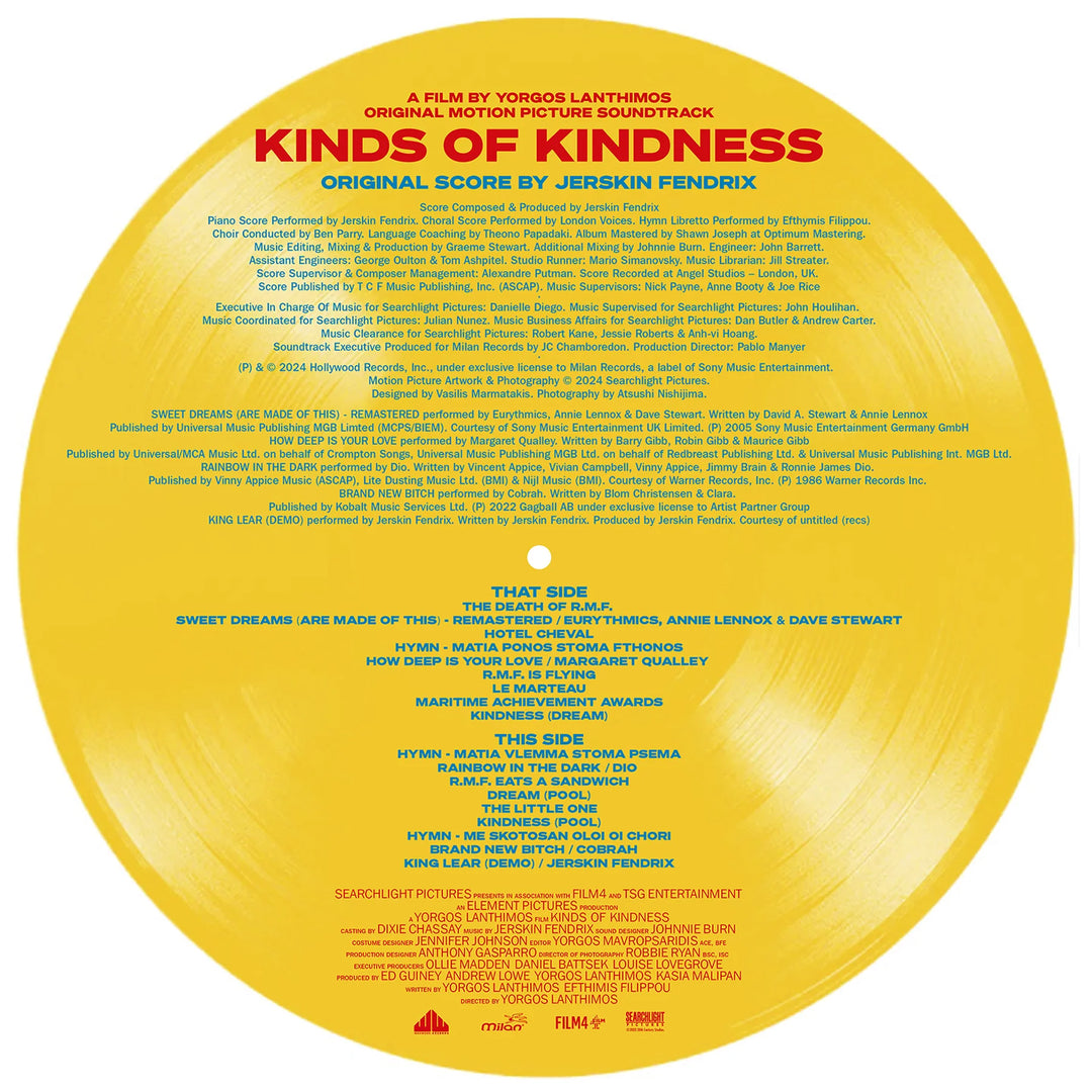 Kinds Of Kindness OST – Jerskin Fendrix – Picture Disc Vinyl LP