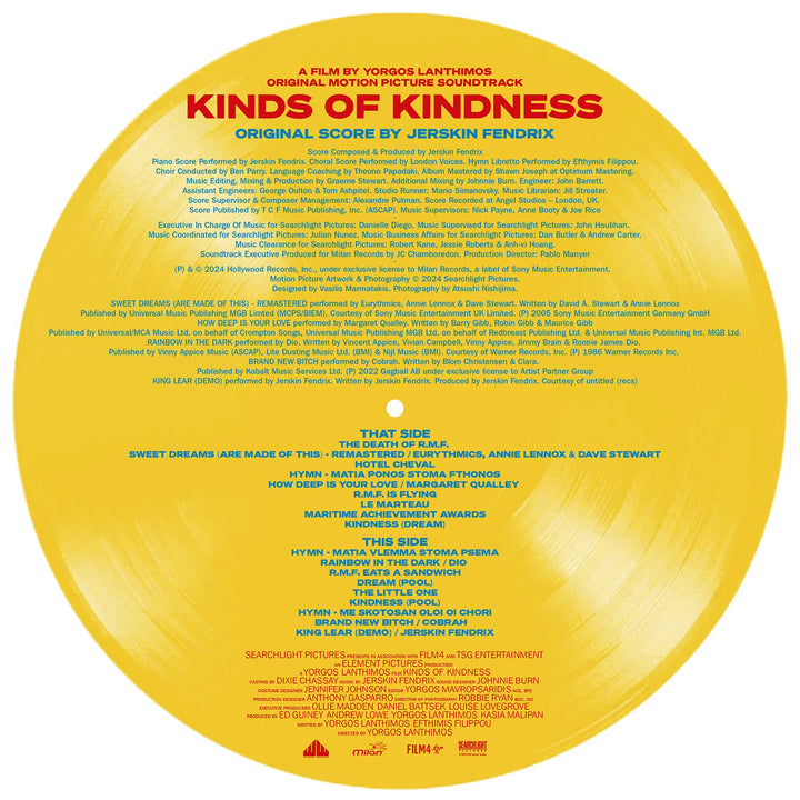 Kinds Of Kindness OST – Jerskin Fendrix – Picture Disc Vinyl LP