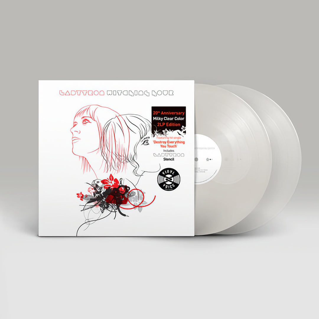 Ladytron –  Witching Hour - 20th Anniversary Indie Exclusive Milky Clear Vinyl 2 LP