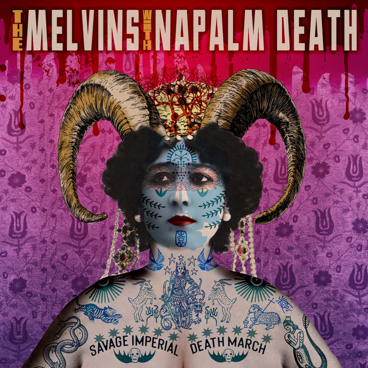 The Melvins with Napalm Death – Savage Imperial Death March - Indie Exclusive Purple Vinyl LP