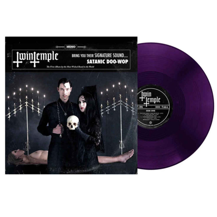 Twin Temple – Twin Temple (Bring You Their Signature Sound.... Satanic Doo-Wop) – Clear Purple Vinyl LP
