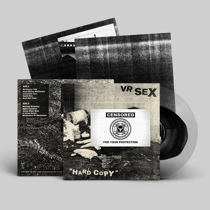 VR SEX – Hard Copy – Limited Edition of 500 on Black on Clear Vinyl LP